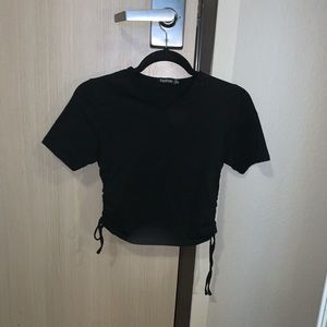 Short sleeve crop top